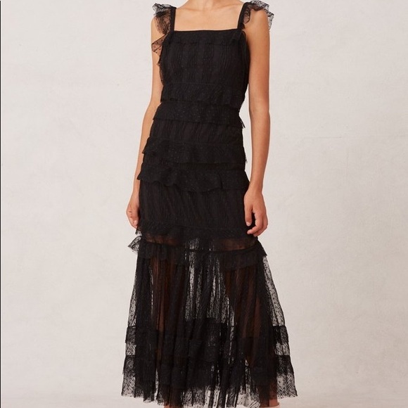 KEEPSAKE the Label Dresses & Skirts - Keepsake black lace midi dress